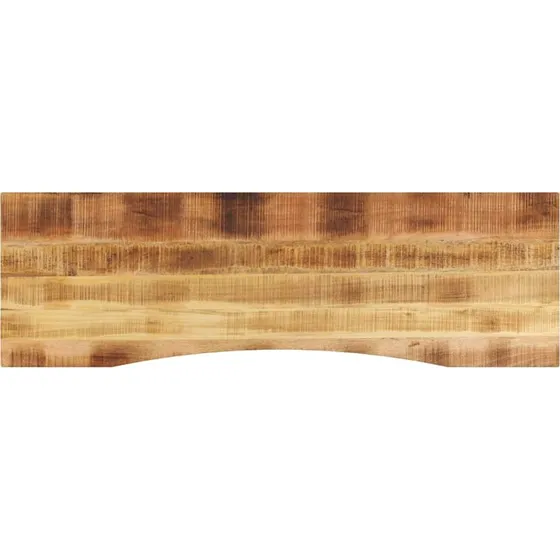 vidaXL bordplade kurvet 160x50x2,5 cm ru mangotræ