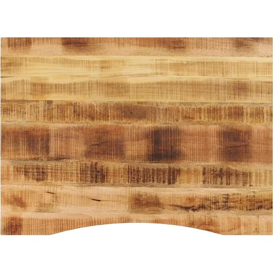 vidaXL bordplade kurvet 110x80x2,5 cm ru massivt mangotræ