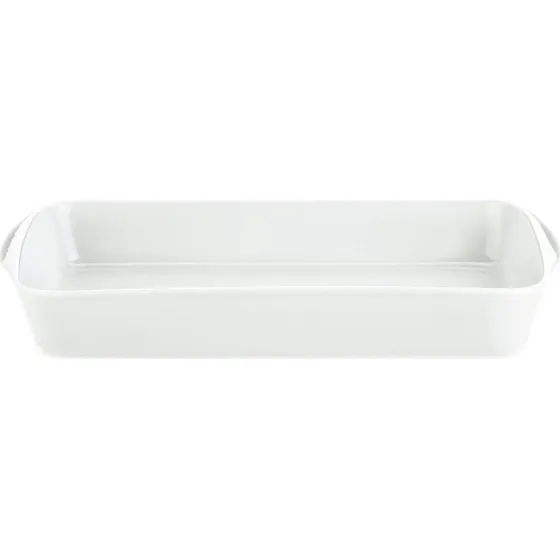Pillivuyt Stegefad nr. 2 29,5 x 18 cm, hvid