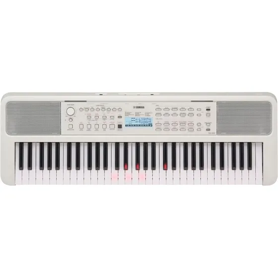 Yamaha EZ-310 61-tangent keyboard med belyste tangenter (hvid)