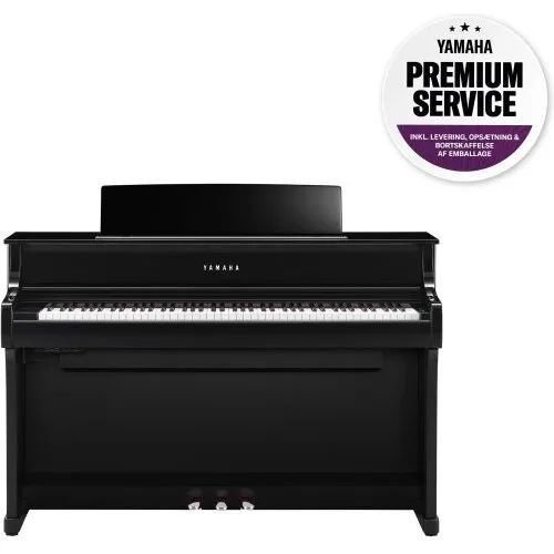 Yamaha CLP-875 PE sort poleret