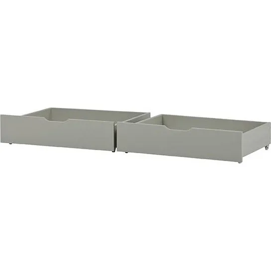 Hoppekids Skuffesæt på hjul 70x160, Dove Grey