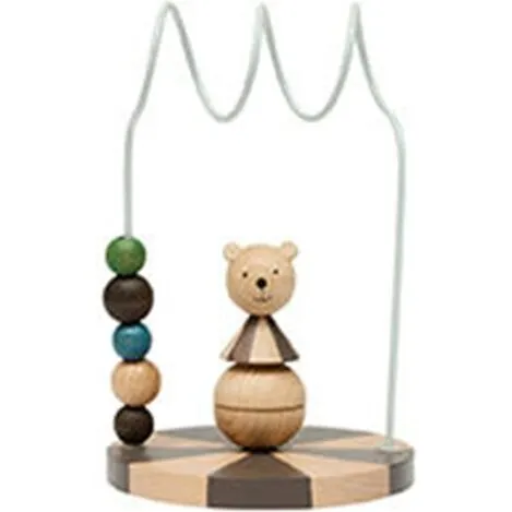 OYOY Circus Abacus kugleramme med bamse