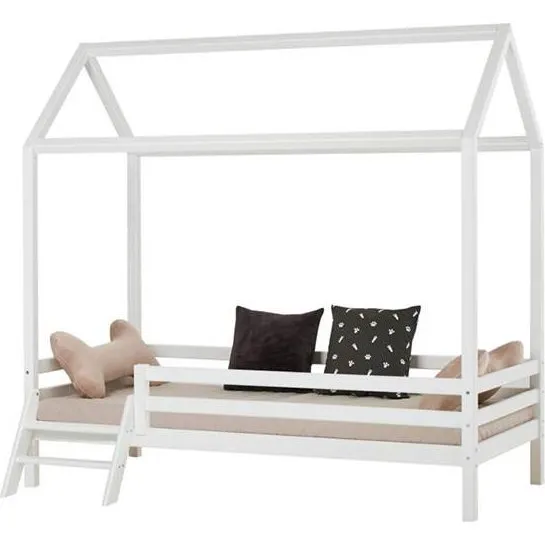 Hoppekids ECO Dream Husseng med trappe 90x200 - Hvid