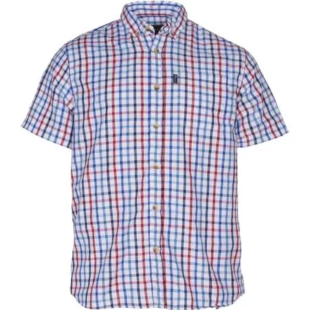 Pinewood Sommerskjorte - Herre (White/Blue, L)