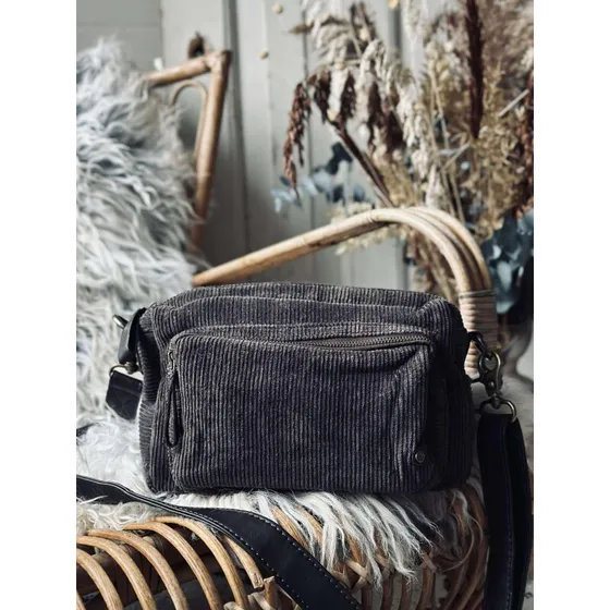 Depeche 16718 Crossover fløjlstaske, brun