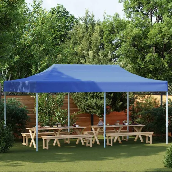 vidaXL pop-up pavillon 3 x 6 m, bl