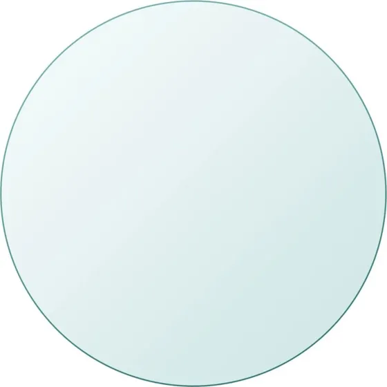 vidaXL bordplade hrdet glas rund  900 mm 10 mm