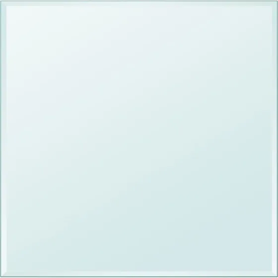 vidaXL hrdet glas bordplade 800x800 mm, 6 mm