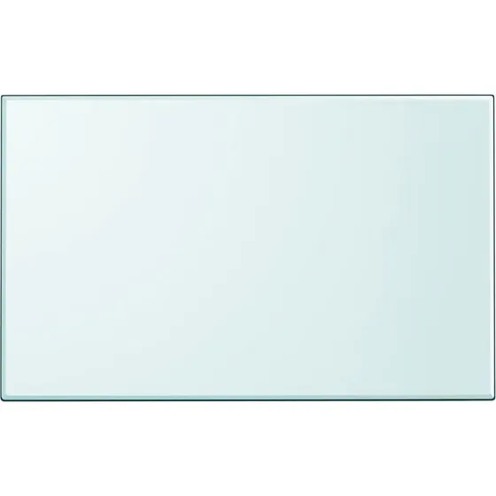 vidaXL Bordplade i hærdet glas 1000 x 620 mm (8 mm, transparent)