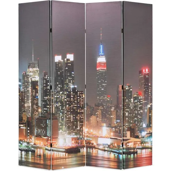 vidaXL foldbar rumdeler 160 x 170 cm New York by Night