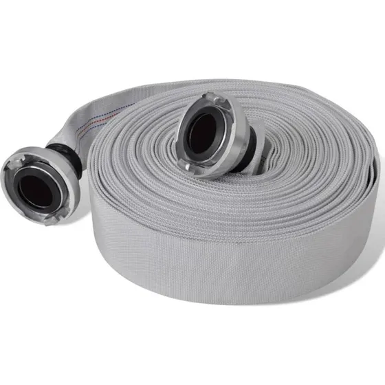 vidaXL brandslange flad 30 m med CStorz 2 tommer