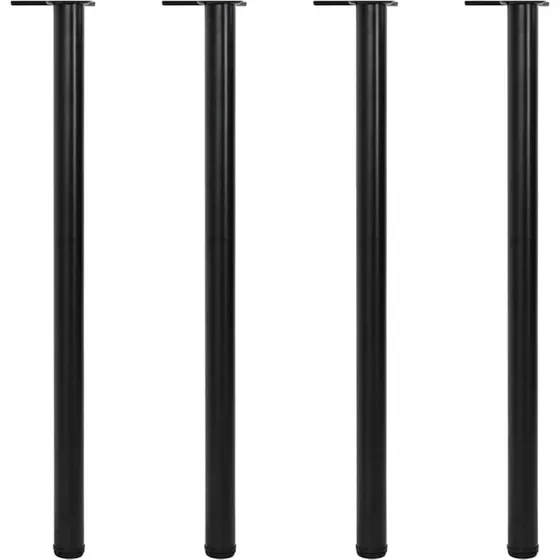 Universal 4 bordben, justerbar højde 1100 mm, sort