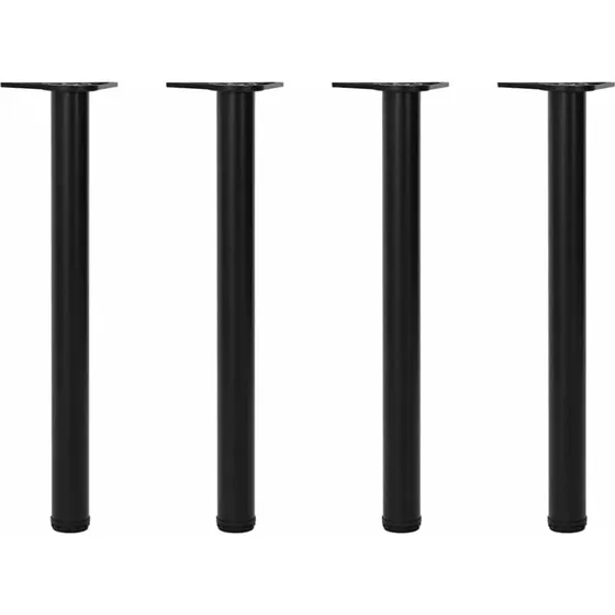 Universal 4 bordben, justerbar højde 710 mm, sort