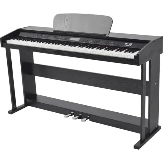 vidaXL digitalt piano 88 tangenter med 3 pedaler  sort