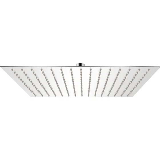 vidaXL brusehoved 40x40 cm rustfrit stål firkantet