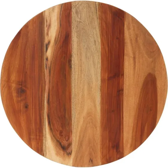 vidaXL rund bordplade 60 cm 15–16 mm massivt akacietræ