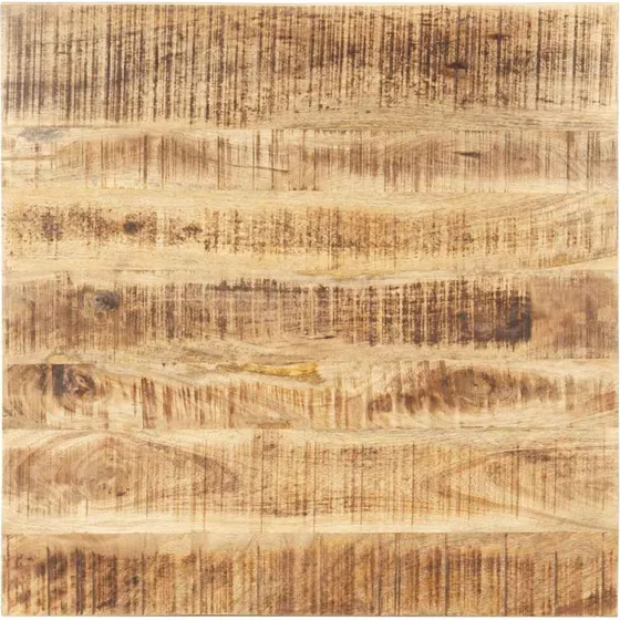 vidaXL bordplade 25–27 mm 80×80 cm massivt mangotræ
