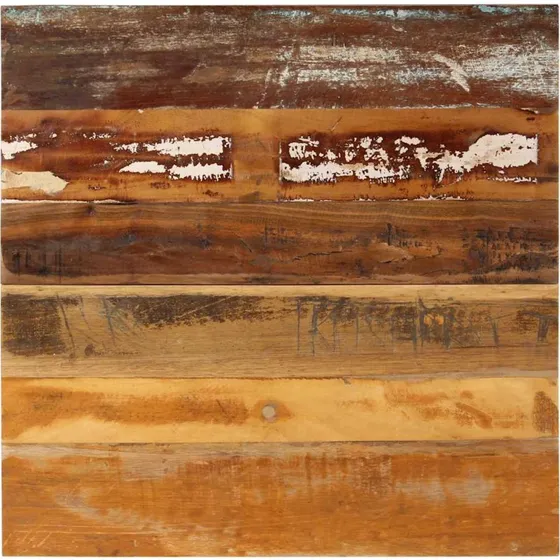 vidaXL firkantet bordplade 70x70 cm 15-16 mm genbrugstræ