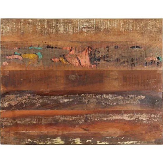 vidaXL Bordplade 70x90 cm 15–16 mm rektangulær i genbrugstræ