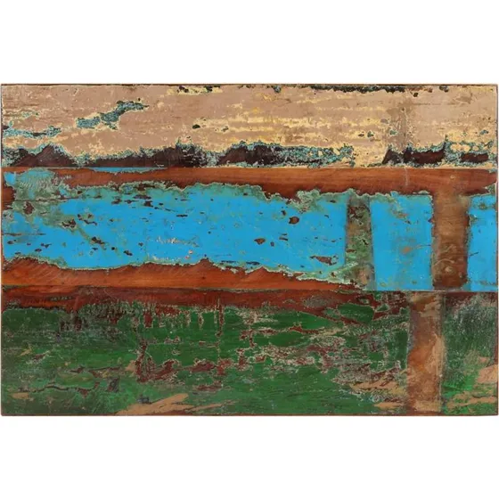vidaXL bordplade i massivt genbrugstræ 60x90 cm 25-27 mm