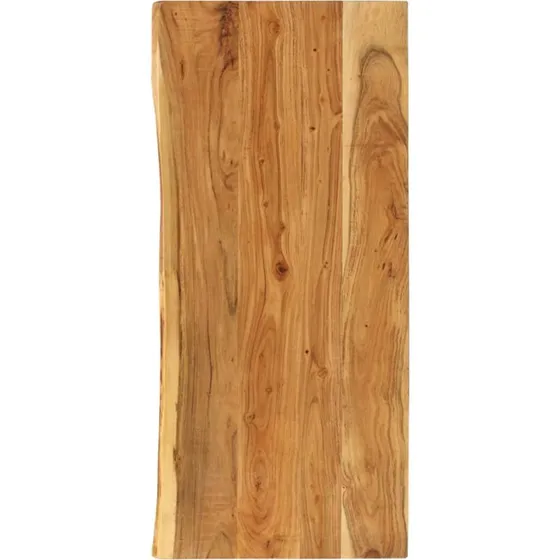 vidaXL bordplade til toiletbord 140x52x3,8 cm massivt akacietræ