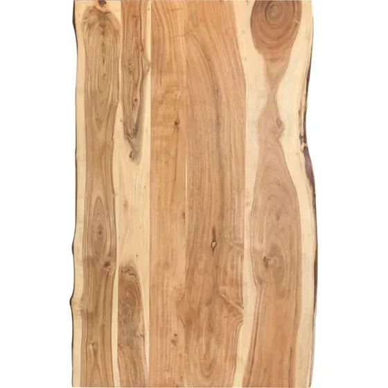 vidaXL bordplade 100x(50-60)x3,8 cm massivt akacietræ