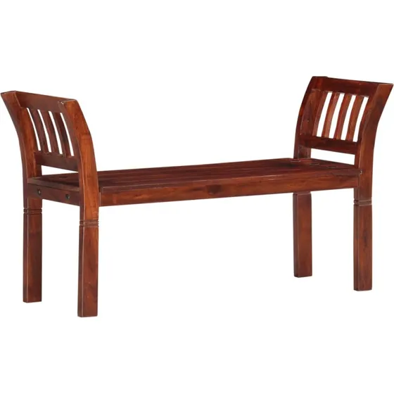 vidaXL bnk 111 cm i massivt akacietr, valndsfinish