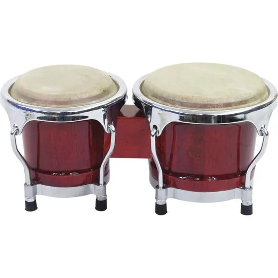Dimavery BG-45 Bongos 4"+5" vinrød