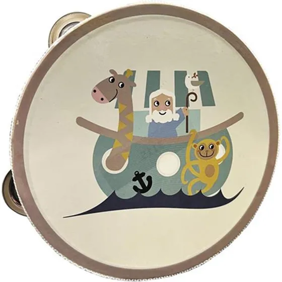 Magni Tamburin Noahs Ark, hvid