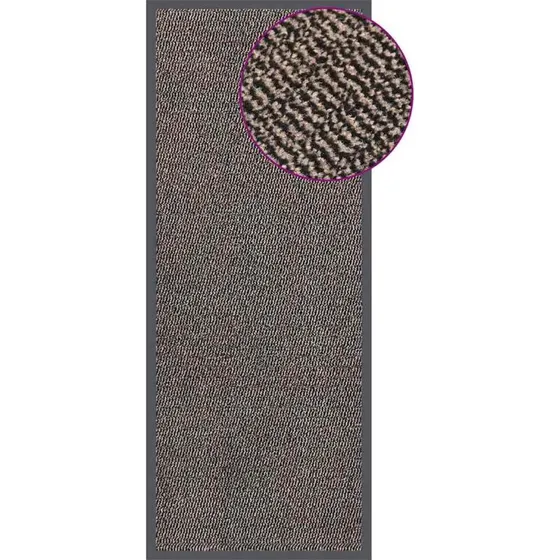 vidaXL dørmåtte 60x150 cm tuftet mørkebrun