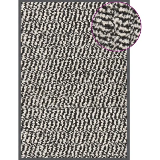 vidaXL dørmåtte 40x60 cm tuftet lysebrun