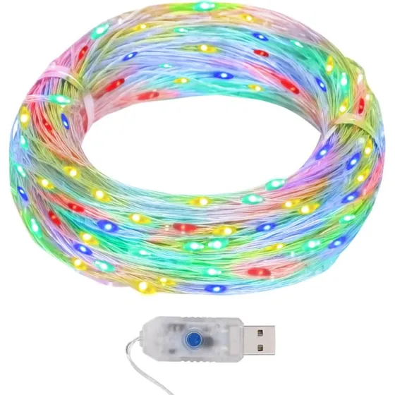 vidaXL Fairylights 40 m 400 LED flerfarvet (8 funktioner)