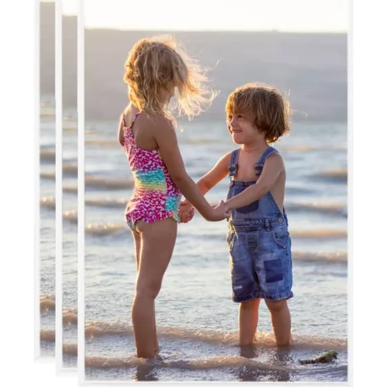 vidaXL billedrammer 3 stk. 21x29,7 cm MDF hvid