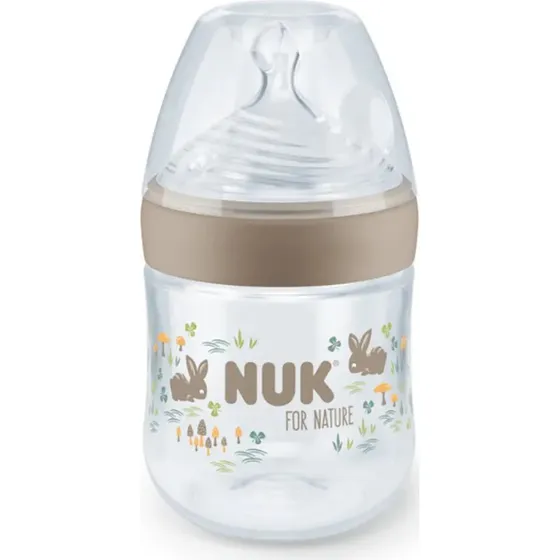 NUK For Nature sutteflaske 150 ml  creme