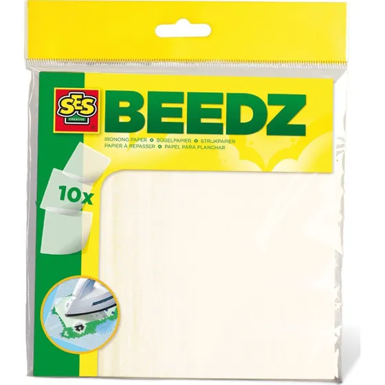 Ses Creative Beedz  Strygepapir til perler 15x15 cm, 10 stk