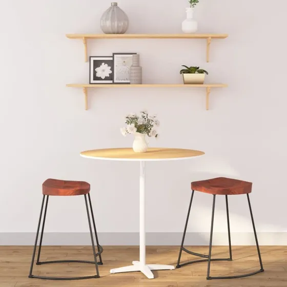vidaXL Gavin barstole 2 stk. 45x38x53 cm massivt mangotræ