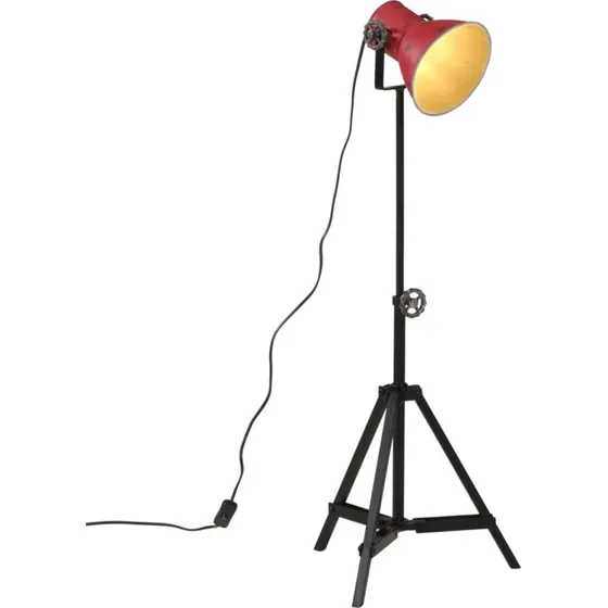 vidaXL gulvlampe 25W 35x35x65/95 cm E27 rustik rd