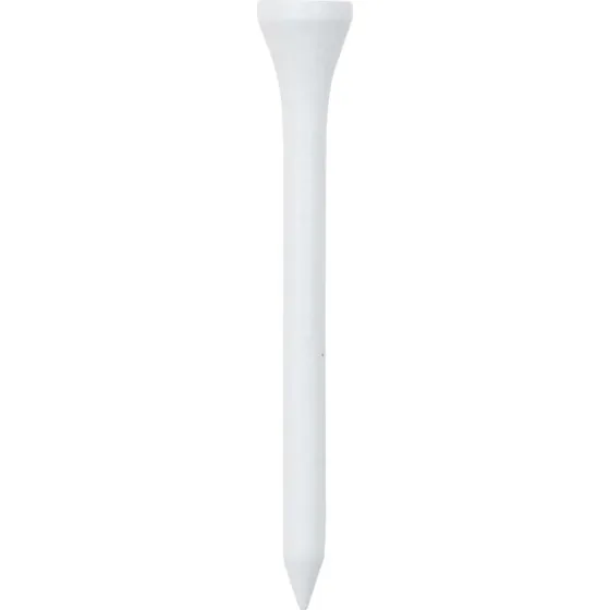 vidaXL golf-tees 1000 stk. 83 mm bambus, hvid