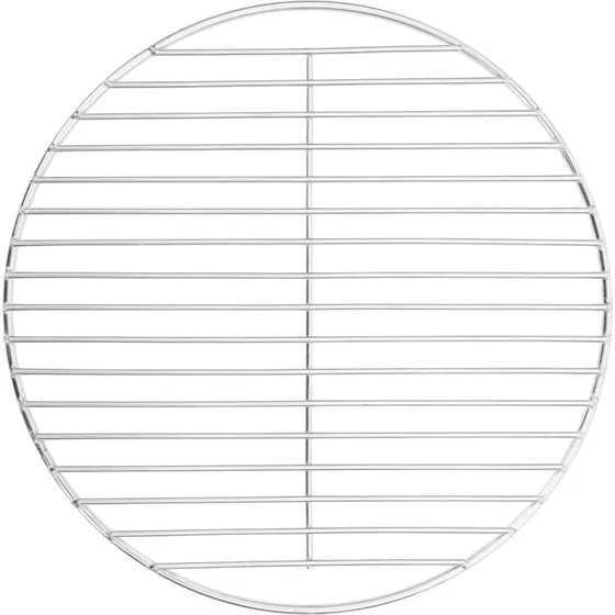 vidaXL grillrist 34,5 cm rund 304 rustfrit stl