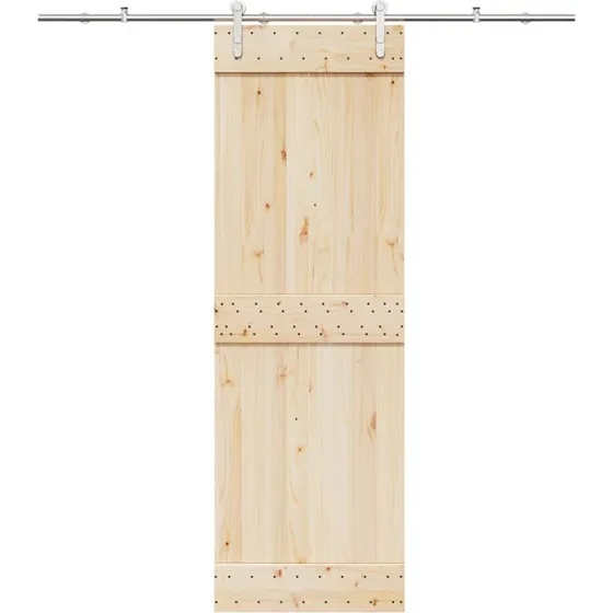 vidaXL skydedrshardware 200 cm rustfrit stl, slv