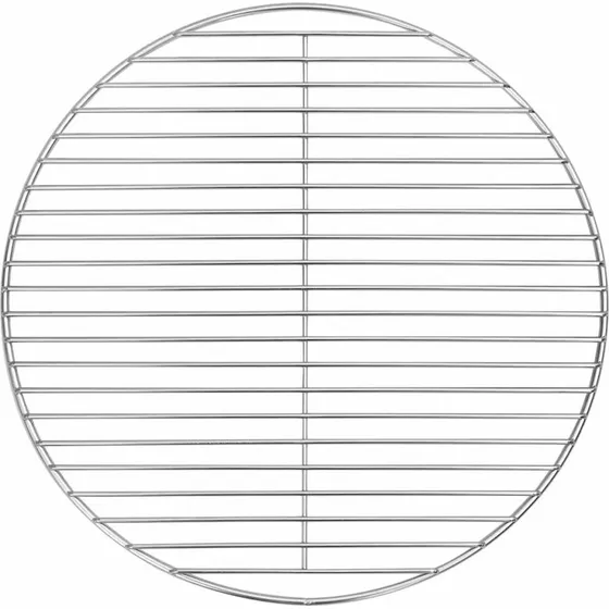 vidaXL Grillrist i rustfrit stl 43 x 43 cm  slv