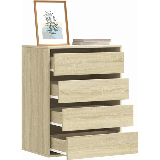 vidaXL kommode til hjrne 60x41x76 cm - sonoma-eg