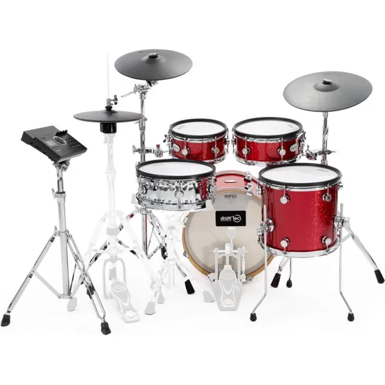 drum-tec Diabolo 3 med Roland TD-17 – Red Sparkle