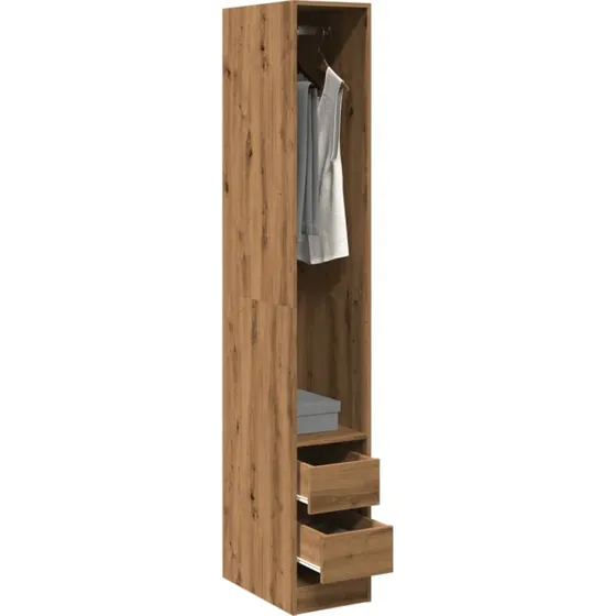 vidaXL klædeskab 30x50x200 cm i artisan eg