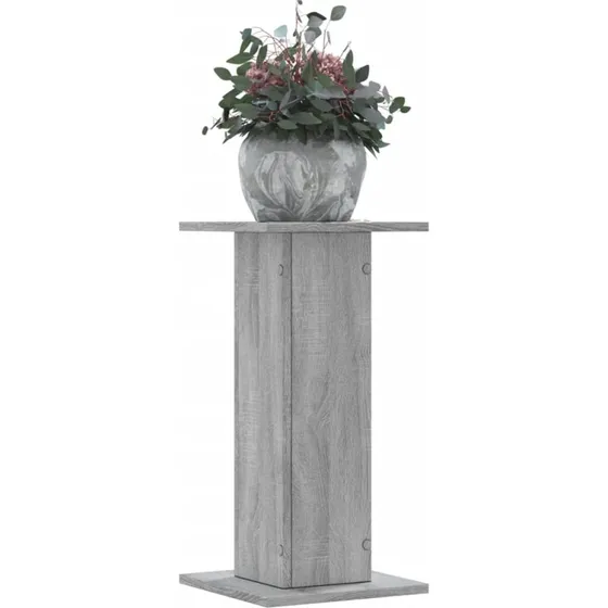 vidaXL plantestativer 2 stk. 30x30x60 cm konstrueret træ grå sonoma-eg