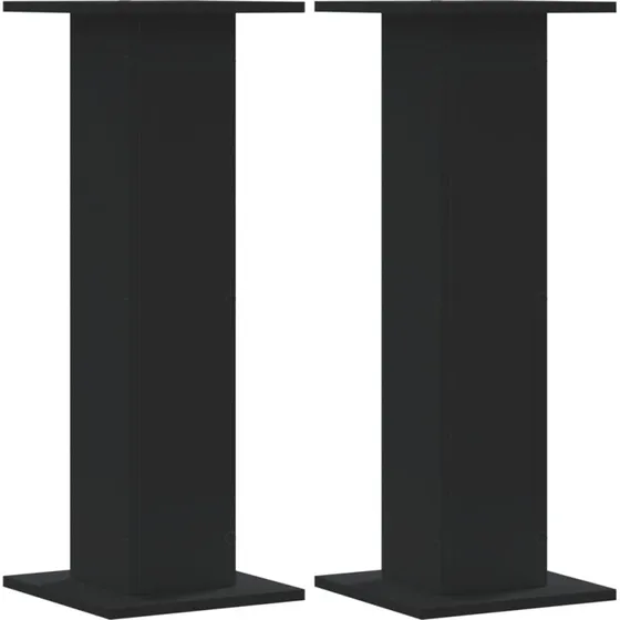 vidaXL plantestativer 2 stk. 30x30x80 cm sort