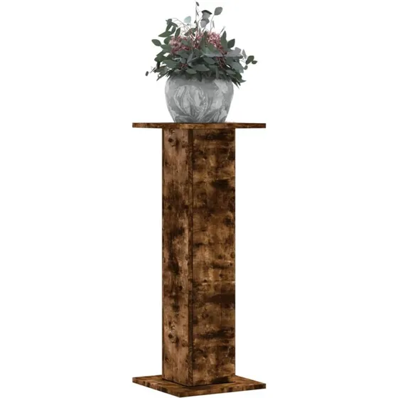 vidaXL plantestativer 2 stk. 30x30x80 cm konstrueret tr, rget eg