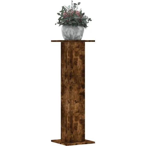 vidaXL plantestativer 2 stk. 30x30x95 cm konstrueret tr, rget eg