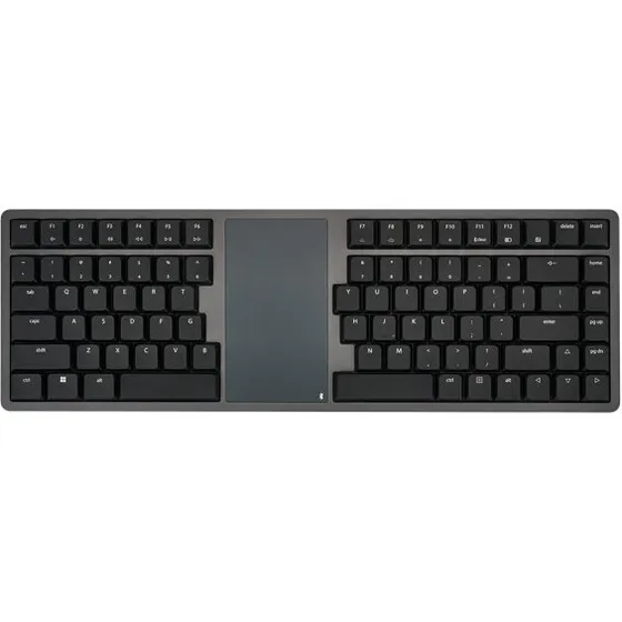 Kinesis Form Keyboard Aluminium – Hvid (split, lavprofil, Bluetooth/USB-C)